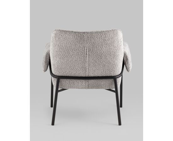 Кресло лаунж Бесс альпака серый, изображение 7 | Интернет магазин мебели и декора LifeDekor