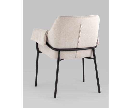 Кресло Бесс рогожка бежевый, изображение 15 | Интернет магазин мебели и декора LifeDekor