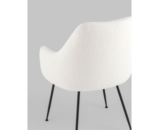 Кресло Floret белый, изображение 9 | Интернет магазин мебели и декора LifeDekor