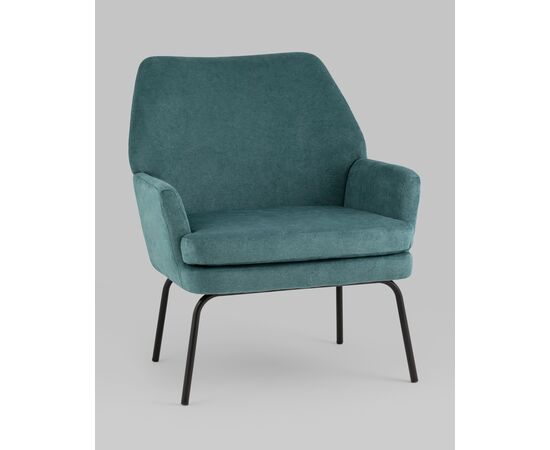 Кресло Харви тёмно-бирюзовый, изображение 2 | Интернет магазин мебели и декора LifeDekor