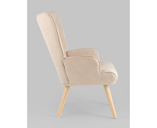 Кресло Хью бежевый, изображение 4 | Интернет магазин мебели и декора LifeDekor