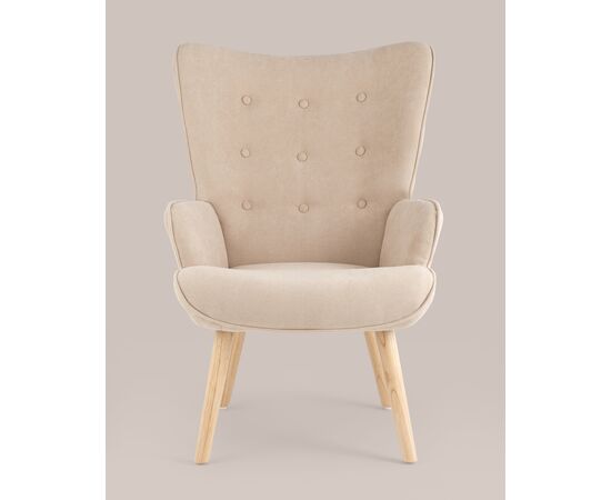 Кресло Хью бежевый, изображение 3 | Интернет магазин мебели и декора LifeDekor