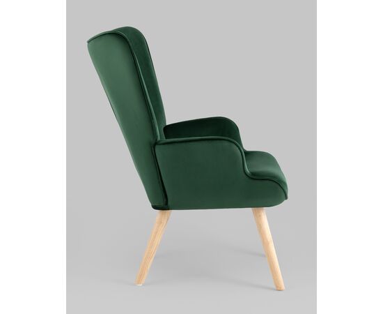 Кресло Хью велюр темно-зеленый, изображение 4 | Интернет магазин мебели и декора LifeDekor