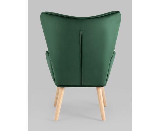 Кресло Хью велюр темно-зеленый, изображение 5 | Интернет магазин мебели и декора LifeDekor