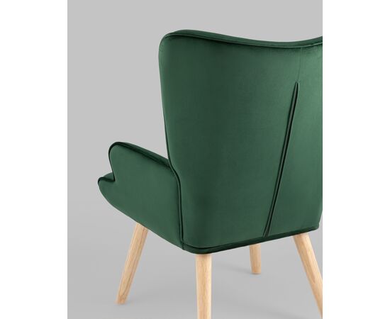 Кресло Хью велюр темно-зеленый, изображение 7 | Интернет магазин мебели и декора LifeDekor