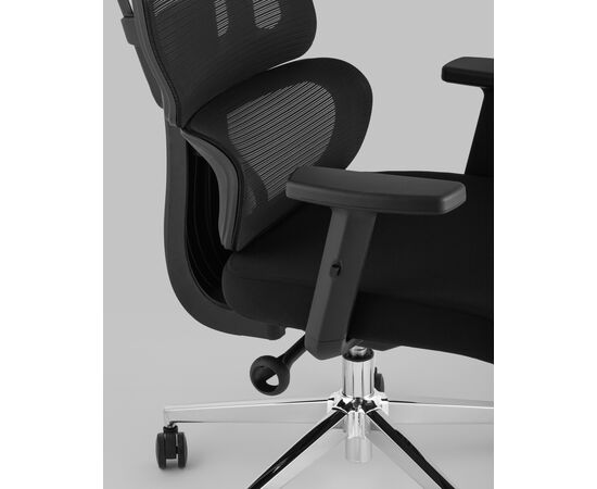 Кресло офисное TopChairs Techno черный, изображение 10 | Интернет магазин мебели и декора LifeDekor