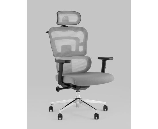 Кресло офисное TopChairs Techno серый, изображение 2 | Интернет магазин мебели и декора LifeDekor