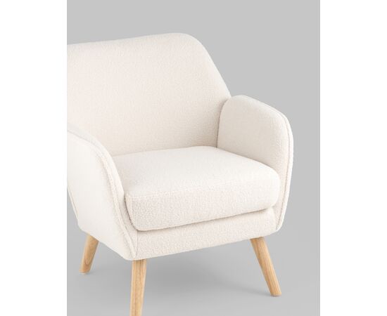 Кресло Ричи тедди белый, изображение 10 | Интернет магазин мебели и декора LifeDekor