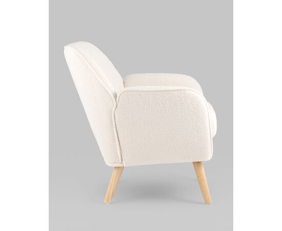 Кресло Ричи тедди белый, изображение 6 | Интернет магазин мебели и декора LifeDekor