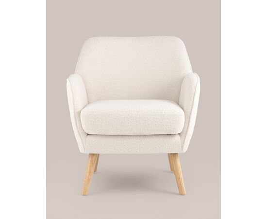Кресло Ричи тедди белый, изображение 5 | Интернет магазин мебели и декора LifeDekor