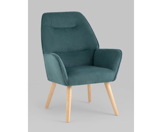 Кресло Стерн тёмно-бирюзовый, изображение 2 | Интернет магазин мебели и декора LifeDekor