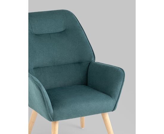 Кресло Стерн тёмно-бирюзовый, изображение 8 | Интернет магазин мебели и декора LifeDekor