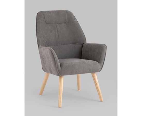 Кресло Стерн тёмно-серый, изображение 2 | Интернет магазин мебели и декора LifeDekor