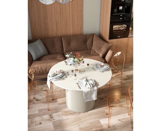 Стол обеденный Ballet 120*75 серый, изображение 3 | Интернет магазин мебели и декора LifeDekor