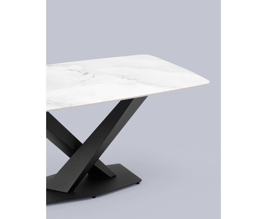 Стол обеденный Belle 160х90 белый мрамор, изображение 6 | Интернет магазин мебели и декора LifeDekor