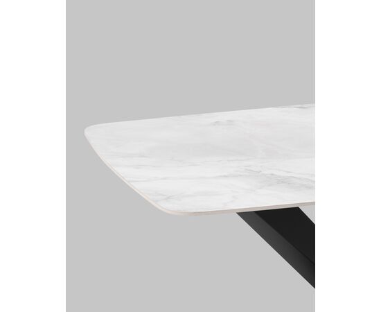 Стол обеденный Belle 160х90 белый мрамор, изображение 8 | Интернет магазин мебели и декора LifeDekor