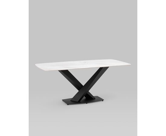 Стол обеденный Belle 180х90 белый мрамор, изображение 2 | Интернет магазин мебели и декора LifeDekor