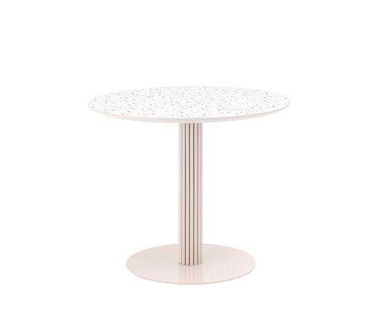 Стол обеденный Stem D90 терраццо | Интернет магазин мебели и декора LifeDekor