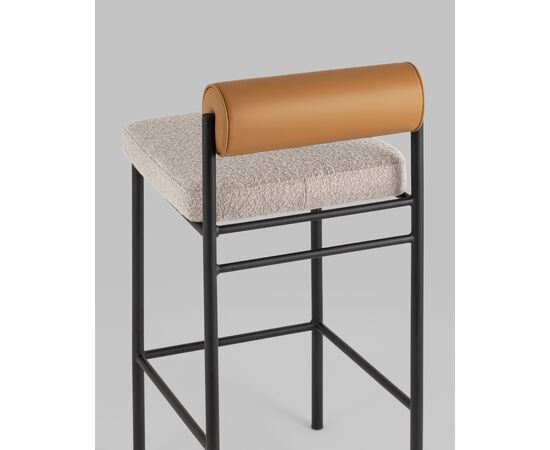 Стул полубарный Балла бежевый, изображение 9 | Интернет магазин мебели и декора LifeDekor