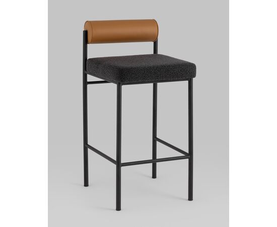 Стул полубарный Балла темно-серый, изображение 2 | Интернет магазин мебели и декора LifeDekor