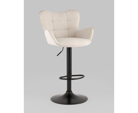 Стул барный Гранд серо-бежевый, изображение 2 | Интернет магазин мебели и декора LifeDekor