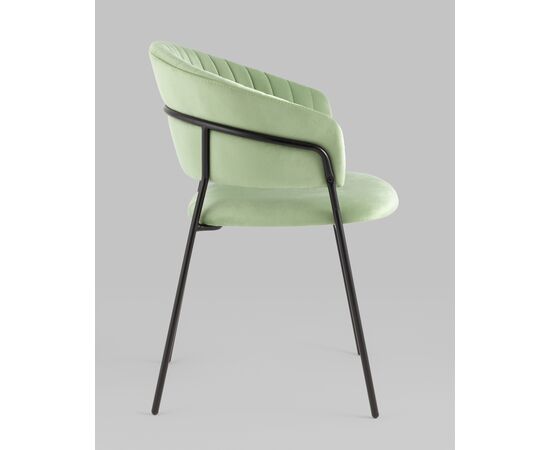 Стул Бруно велюр фисташковый, изображение 4 | Интернет магазин мебели и декора LifeDekor