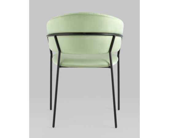 Стул Бруно велюр фисташковый, изображение 5 | Интернет магазин мебели и декора LifeDekor