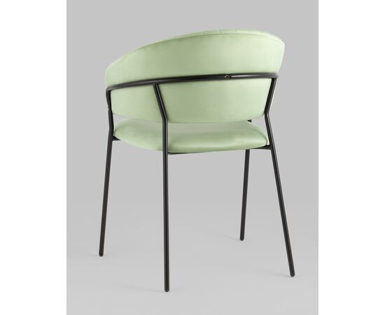 Стул Бруно велюр фисташковый, изображение 6 | Интернет магазин мебели и декора LifeDekor