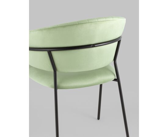 Стул Бруно велюр фисташковый, изображение 7 | Интернет магазин мебели и декора LifeDekor