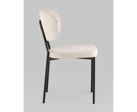 Стул Ханна велюр бежевый, изображение 4 | Интернет магазин мебели и декора LifeDekor