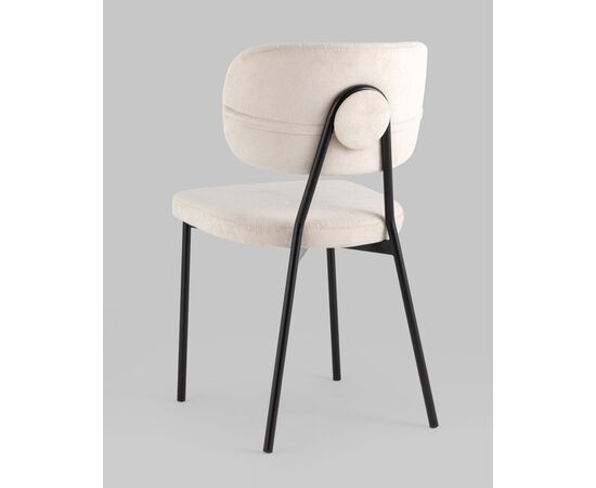 Стул Ханна велюр бежевый, изображение 6 | Интернет магазин мебели и декора LifeDekor