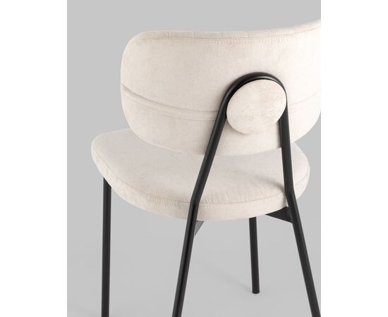 Стул Ханна велюр бежевый, изображение 7 | Интернет магазин мебели и декора LifeDekor