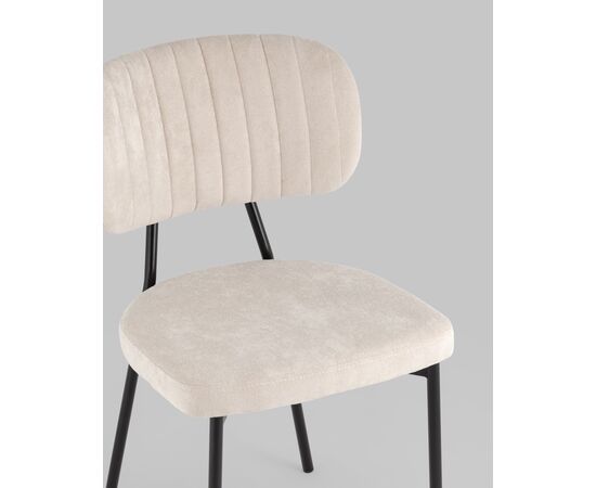 Стул Ханна велюр бежевый, изображение 8 | Интернет магазин мебели и декора LifeDekor