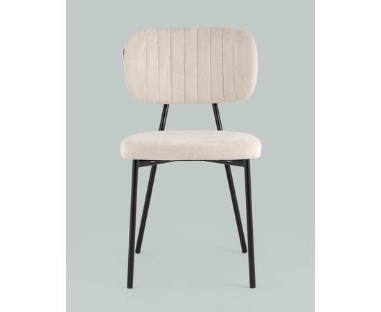 Стул Ханна велюр бежевый, изображение 3 | Интернет магазин мебели и декора LifeDekor