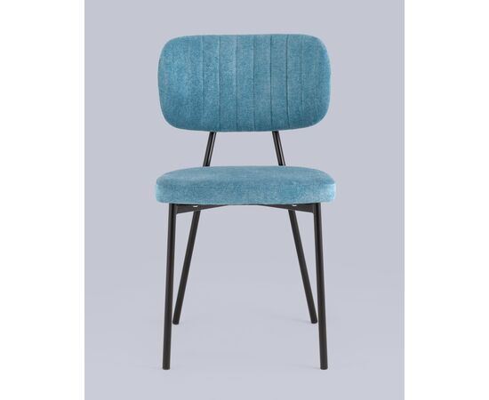 Стул Ханна велюр синий, изображение 3 | Интернет магазин мебели и декора LifeDekor