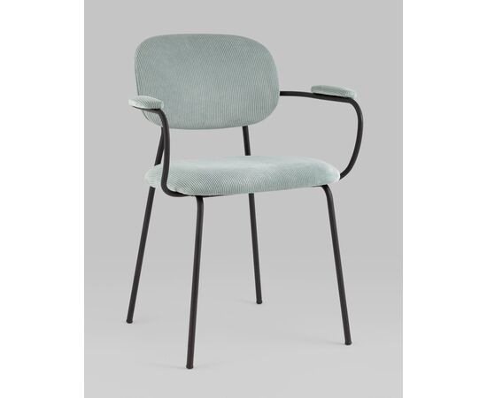 Стул Кэрол серо-голубой, изображение 2 | Интернет магазин мебели и декора LifeDekor