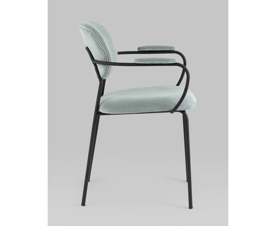 Стул Кэрол серо-голубой, изображение 4 | Интернет магазин мебели и декора LifeDekor