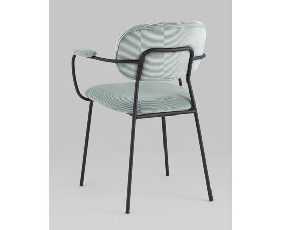 Стул Кэрол серо-голубой, изображение 6 | Интернет магазин мебели и декора LifeDekor