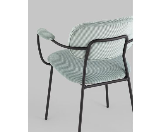 Стул Кэрол серо-голубой, изображение 7 | Интернет магазин мебели и декора LifeDekor