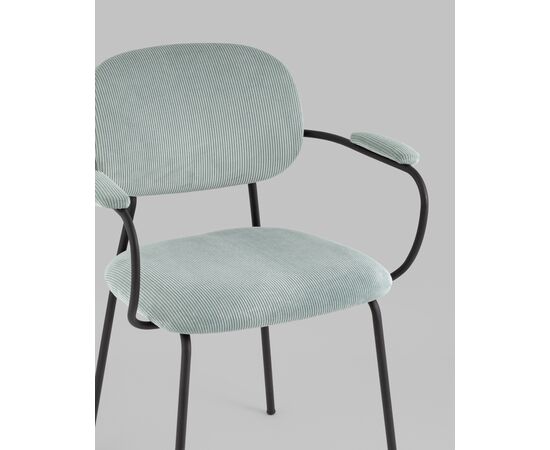 Стул Кэрол серо-голубой, изображение 8 | Интернет магазин мебели и декора LifeDekor