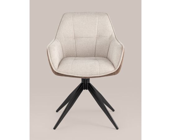 Стул обеденный Alba бежевый спинка экокожа, изображение 7 | Интернет магазин мебели и декора LifeDekor