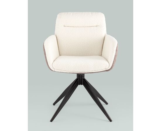 Стул обеденный Waldo молочный c бежевой экокожей, изображение 12 | Интернет магазин мебели и декора LifeDekor