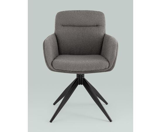 Стул обеденный Waldo серый с серой экокожей, изображение 5 | Интернет магазин мебели и декора LifeDekor