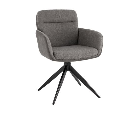 Стул обеденный Waldo серый с серой экокожей | Интернет магазин мебели и декора LifeDekor