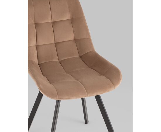 Стул вращающийся Флекс велюр капучино, изображение 10 | Интернет магазин мебели и декора LifeDekor