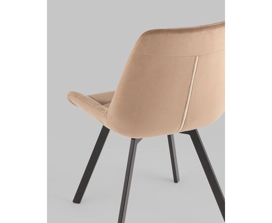 Стул вращающийся Флекс велюр капучино, изображение 9 | Интернет магазин мебели и декора LifeDekor