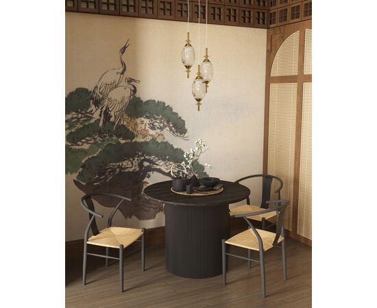 Стол обеденный Ballet 100*75 темное дерево, изображение 4 | Интернет магазин мебели и декора LifeDekor