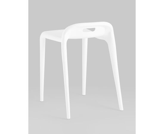 Табурет Sletten пластик белый, изображение 6 | Интернет магазин мебели и декора LifeDekor