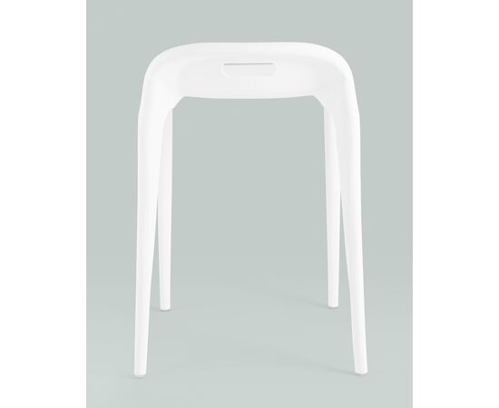 Табурет Sletten пластик белый, изображение 5 | Интернет магазин мебели и декора LifeDekor