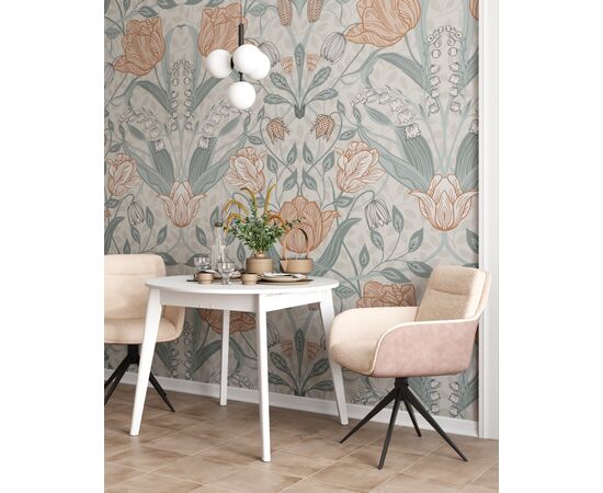 Стул обеденный Waldo молочный c бежевой экокожей, изображение 11 | Интернет магазин мебели и декора LifeDekor